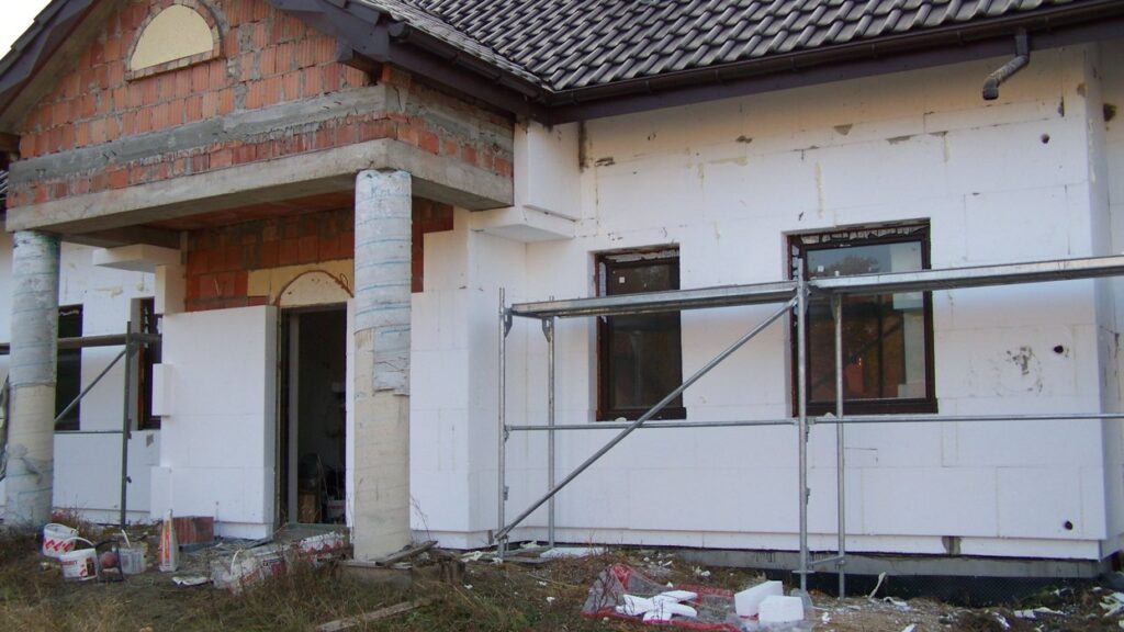 Zdjęcie z realizacji docieplenia budynku